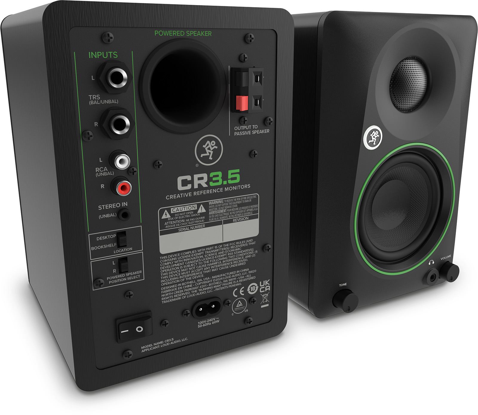 Amazon.com: Mackie CR3-X 3 inch Multimedia Monitors