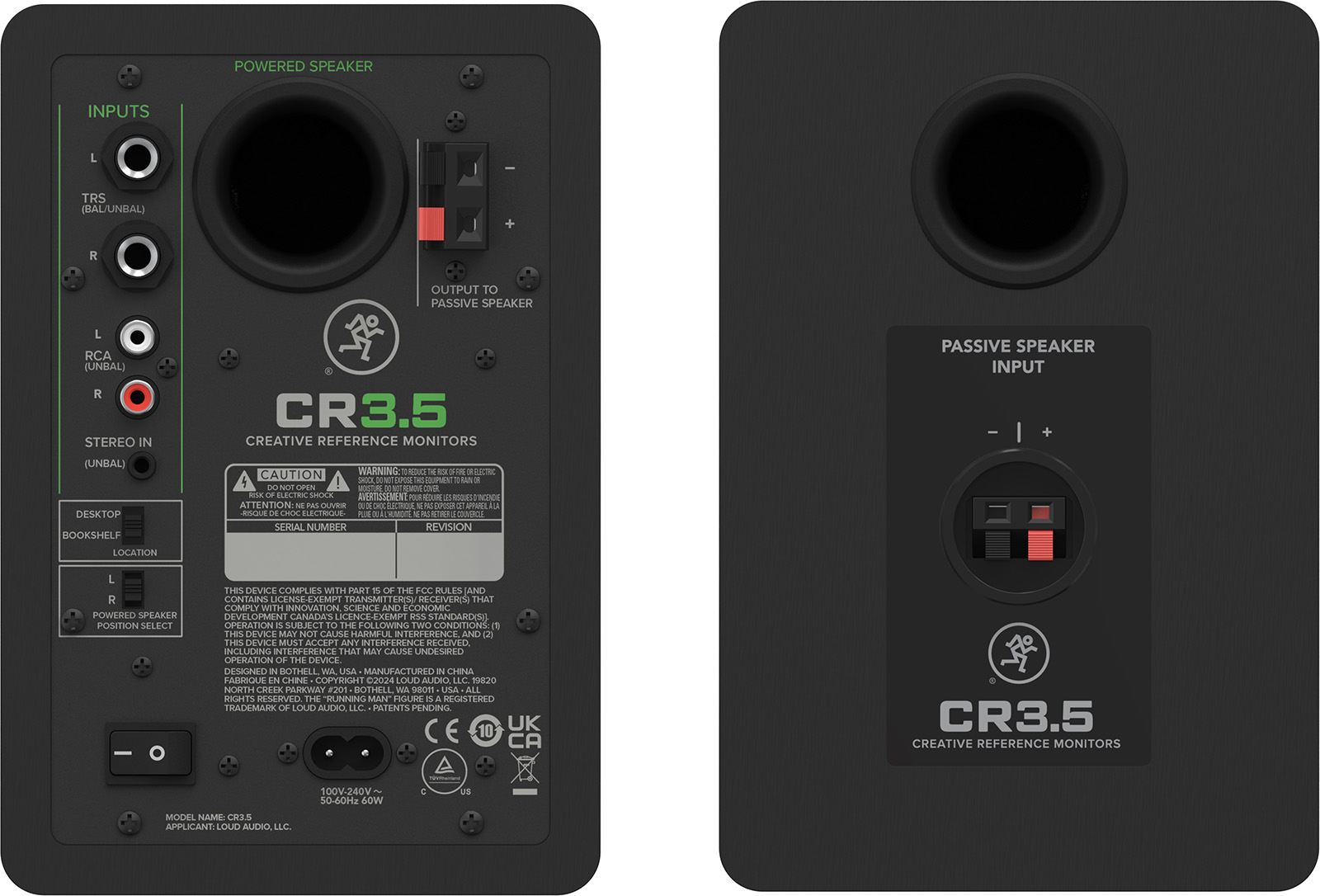 Mackie Rmk Cr3.5 - La Paire - Active studio monitor - Variation 7