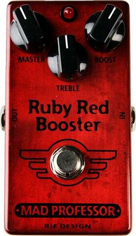Mad Professor Ruby Red Booster - Volume, boost & expression effect pedal - Main picture