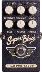 Overdrive, distortion & fuzz effect pedal Mad professor                  Super Black Mini