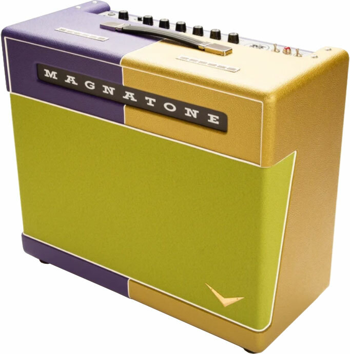 Magnatone Master Collection Super Fifty-nine Combo 45w 1x12 El84 Mardi Gras - Electric guitar combo amp - Main picture