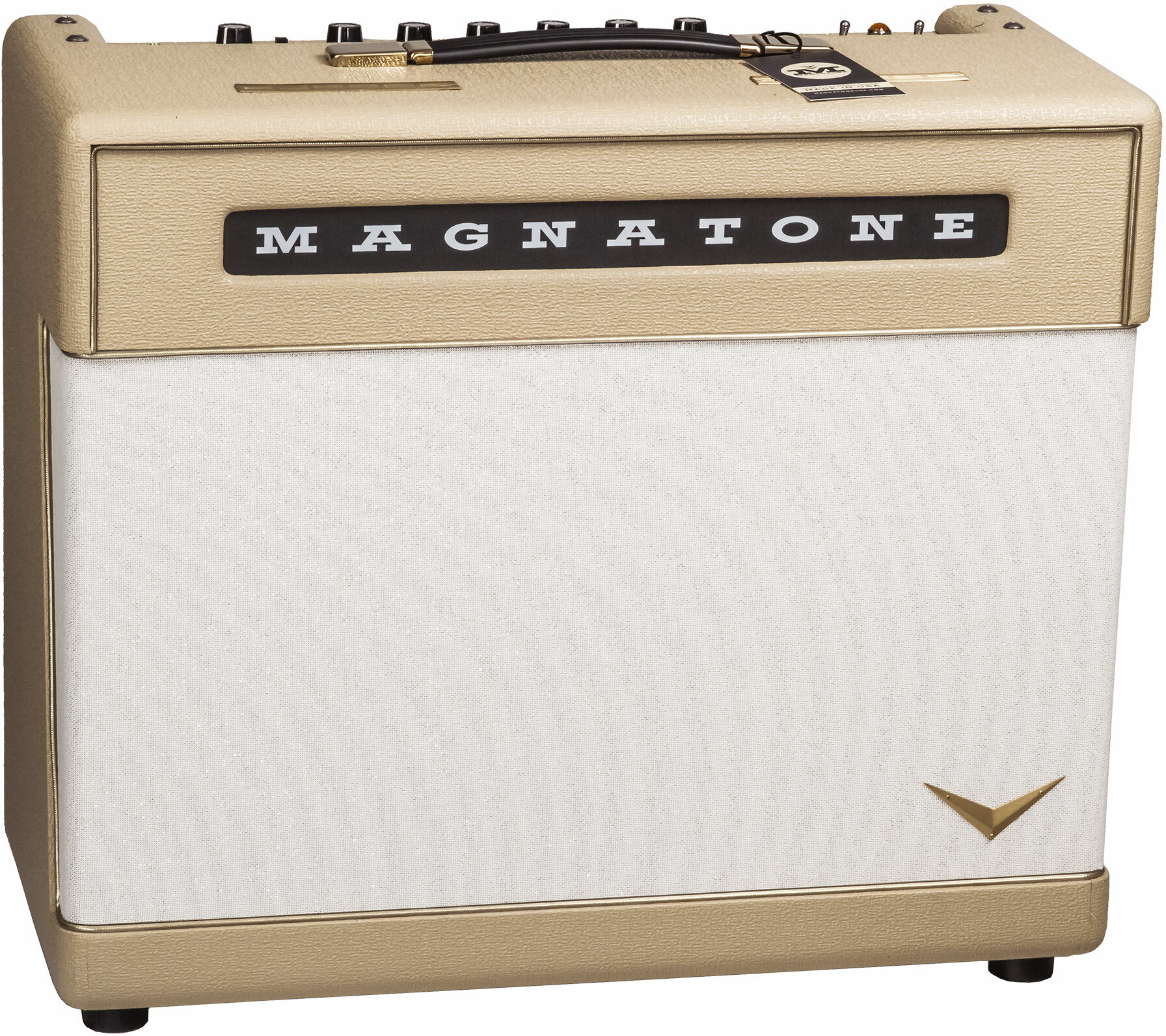 Magnatone Master Collection Super Fifty-nine M-80 Combo 45w 1x12 Gold - Electric guitar combo amp - Main picture