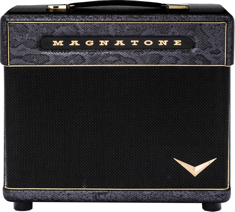 Magnatone Slash Baby M80 1x10 Guitar Cab. Signature 65w 8-ohms Purple Python - Electric guitar amp cabinet - Main picture