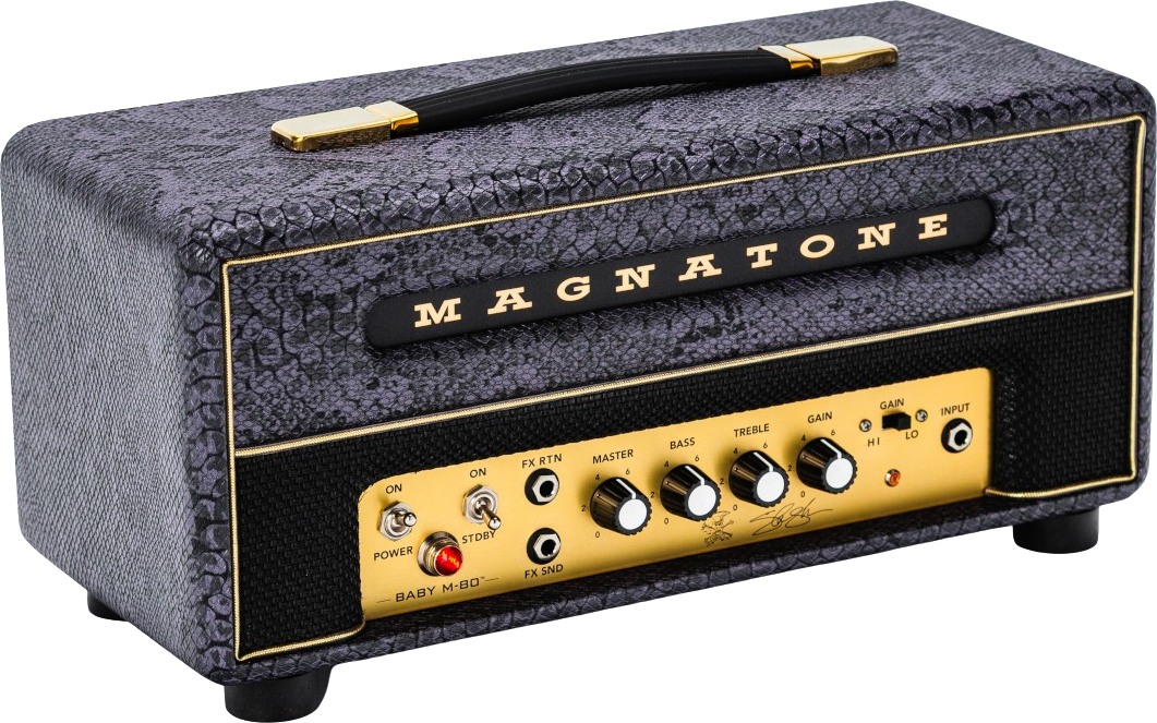 Magnatone Slash Baby M80 Head Signature 12w Purple Python - Electric guitar amp head - Main picture