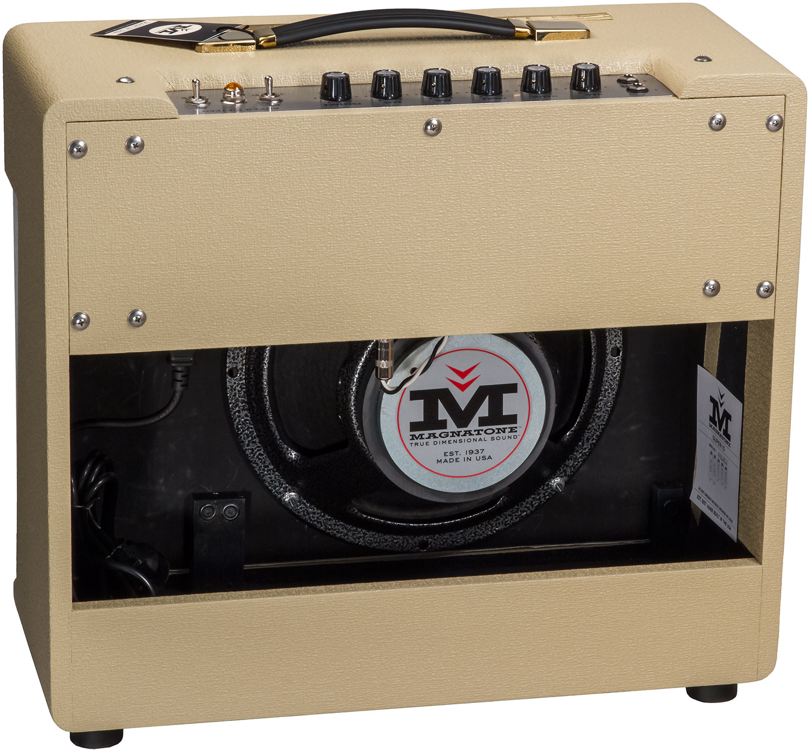 Magnatone Master Collection Super Fifteen Combo 15w 1x12 Gold - Electric guitar combo amp - Variation 1