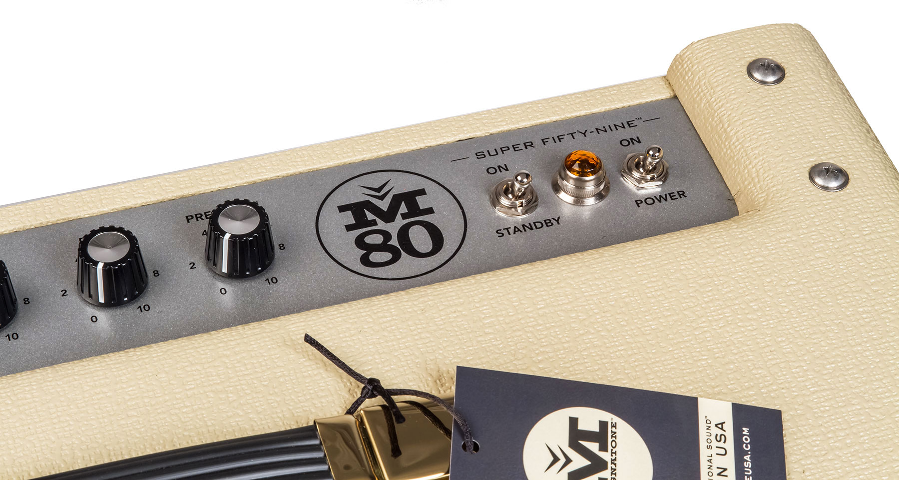 Magnatone Master Collection Super Fifty-nine M-80 Combo 45w 1x12 Gold - Electric guitar combo amp - Variation 3