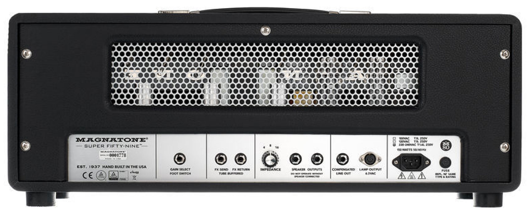 Magnatone Master Collection Super Fifty-nine M-80 Head 45w El34 - Electric guitar amp head - Variation 1