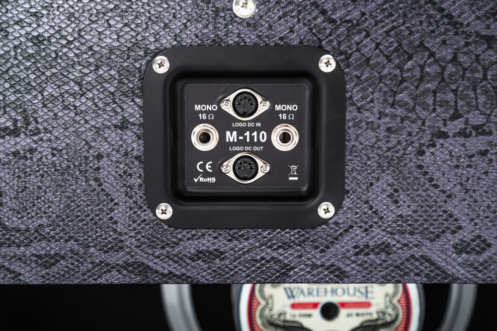 Magnatone Slash Baby M80 1x10 Guitar Cab. Signature 65w 8-ohms Purple Python - Electric guitar amp cabinet - Variation 2