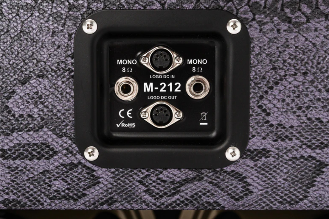 Magnatone Slash Super Fifty-nine M80 212 Guitar Cab. Signature 2x12 180w 8-ohms Purple Python - Electric guitar amp cabinet - Variation 1