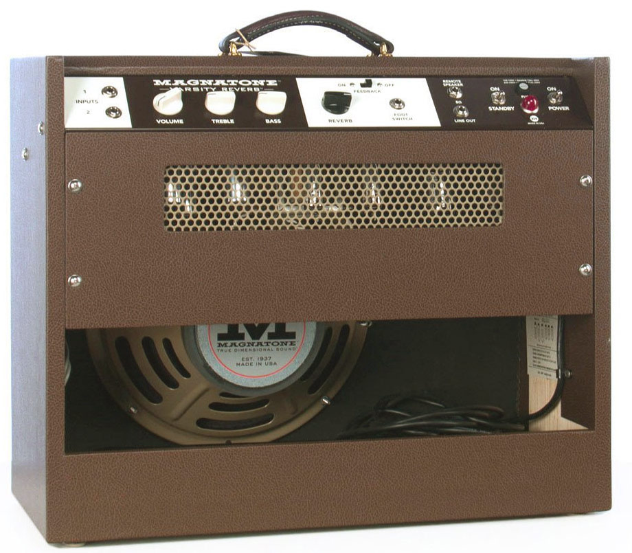 Magnatone Studio Collection Varsity 12 Reverb 15w 1x12 - Electric guitar combo amp - Variation 3