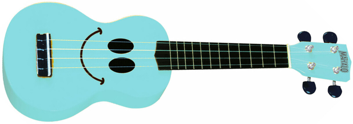 Mahalo U-smile Lbl Soprano - Light Blue - Ukulele - Main picture