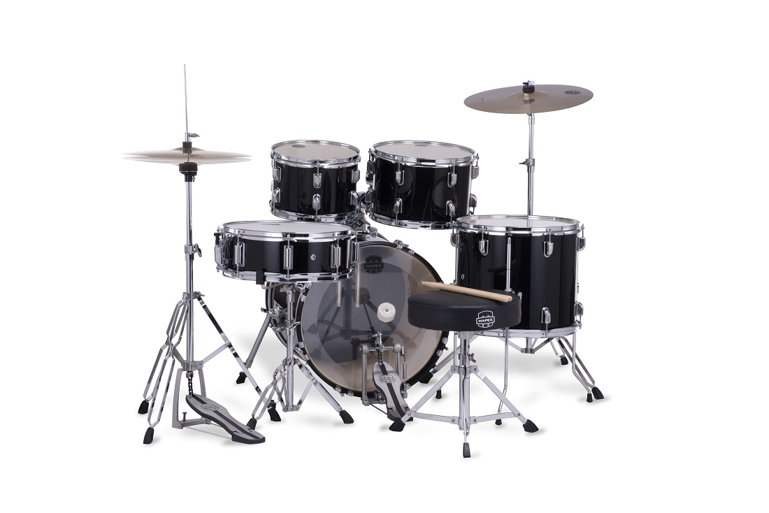 Mapex Comet Fusion 20'' - 5 FÛts - Dark Black - Fusion drum kit - Variation 1