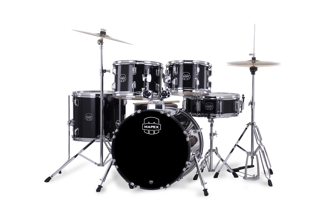 Mapex Comet Fusion 20'' - 5 FÛts - Dark Black - Fusion drum kit - Variation 2