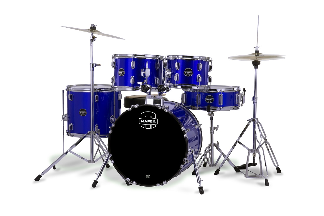 Mapex Comet Jazz/junior 18'' - 5 FÛts - Indigo Blue - Junior drum kit - Variation 2