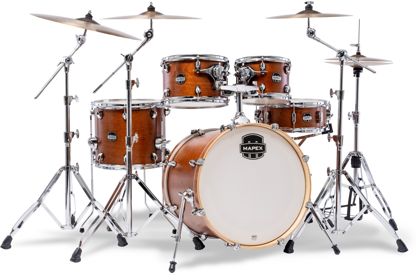 Mapex Mars Maple 20'' / 5f - 5 FÛts - Cortado Satin - Fusion drum kit - Main picture