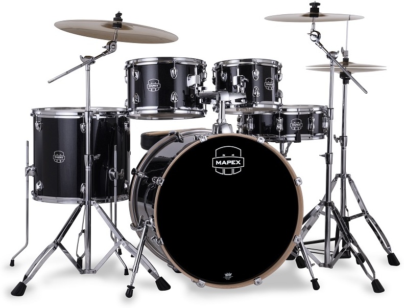 Mapex Venus Rock 22'' - 5 FÛts - Black Galaxy Sparkle - Rock drum kit - Main picture