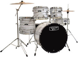 Strage drum-kit Mapex TND5294FTCFI Tornado Stage 22 - Wood grain white