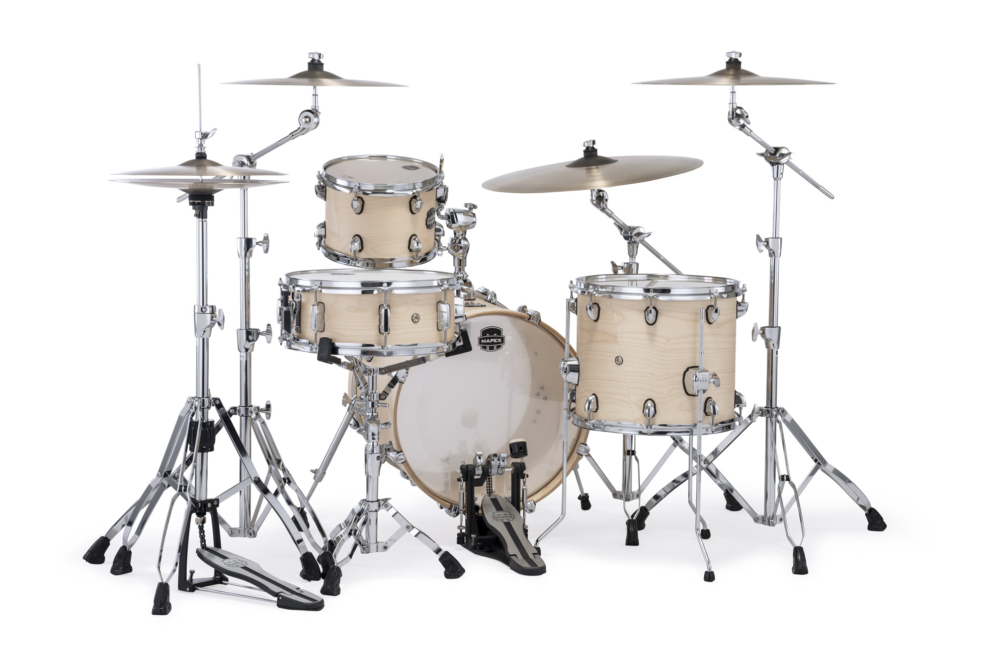 Mapex Mars Maple 18'' / 4f - 4 FÛts - Natural Satin - Jazz drum kit - Variation 2