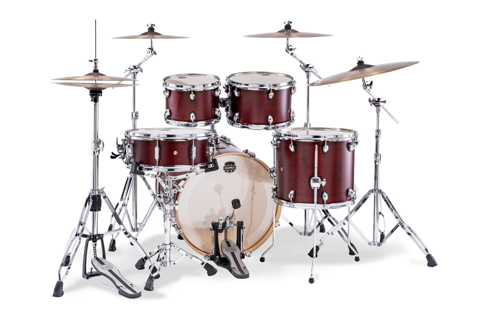 Mapex Mars Maple 20'' / 5f - 5 FÛts - Merlot Satin - Fusion drum kit - Variation 2