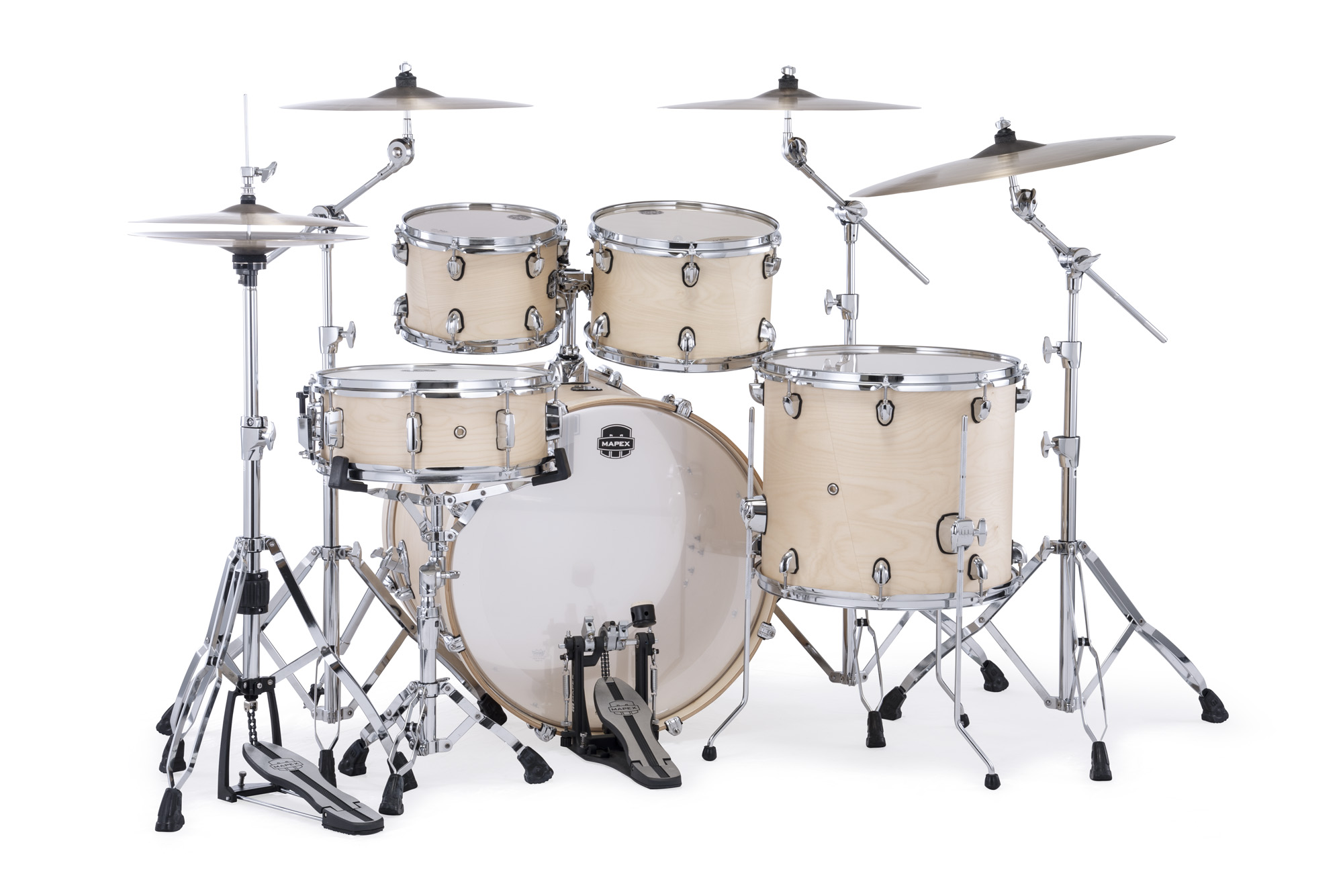 Mapex Mars Maple 22'' / 5f - 5 FÛts - Natural Satin - Rock drum kit - Variation 2