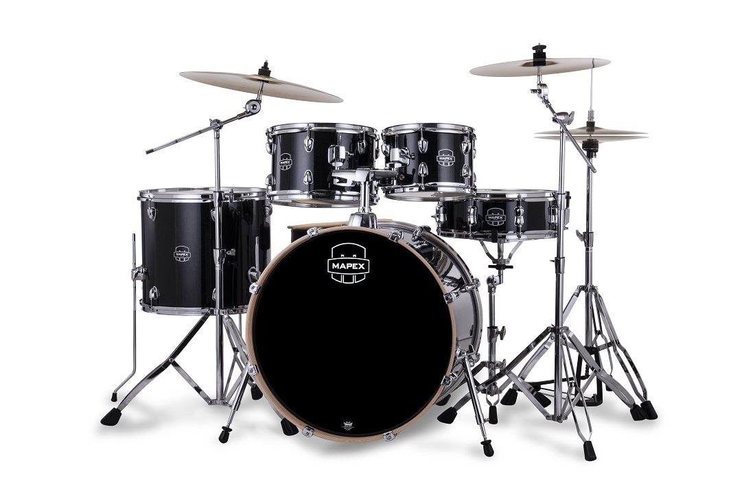 Mapex Venus Rock 22'' - 5 FÛts - Black Galaxy Sparkle - Rock drum kit - Variation 2