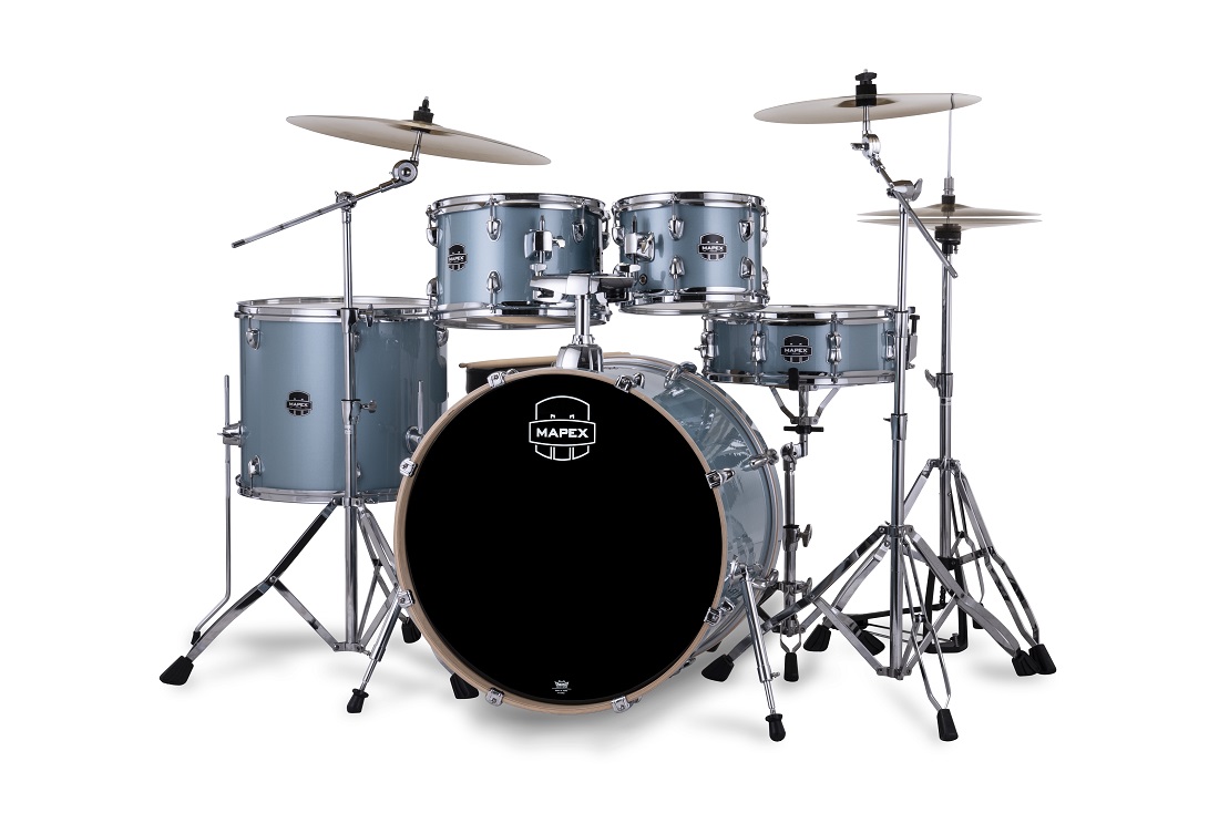 Mapex Venus Rock 22'' - 5 FÛts - Aqua Blue Sparkle - Rock drum kit - Variation 2