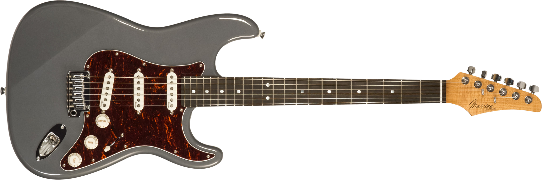 Marceau Guitars Experience Traditional 3s Trem Mn #t226624 - Charcoal - Str shape electric guitar - Main picture
