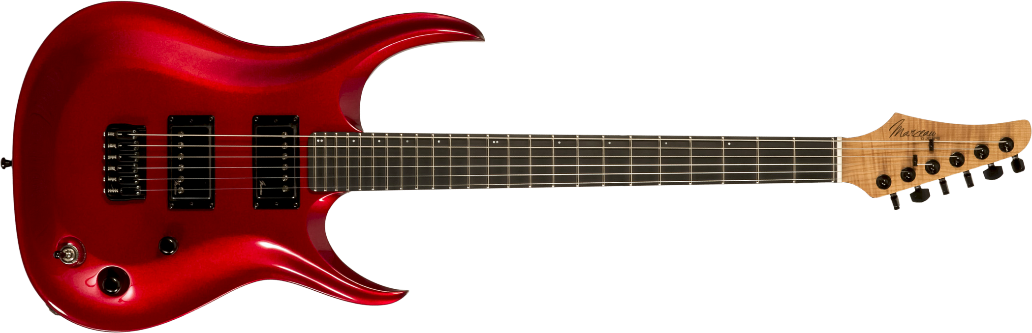 Marceau Guitars Redoutable Standard 2h Ht Ric #s43724 - Candy Apple Red - Metal electric guitar - Main picture