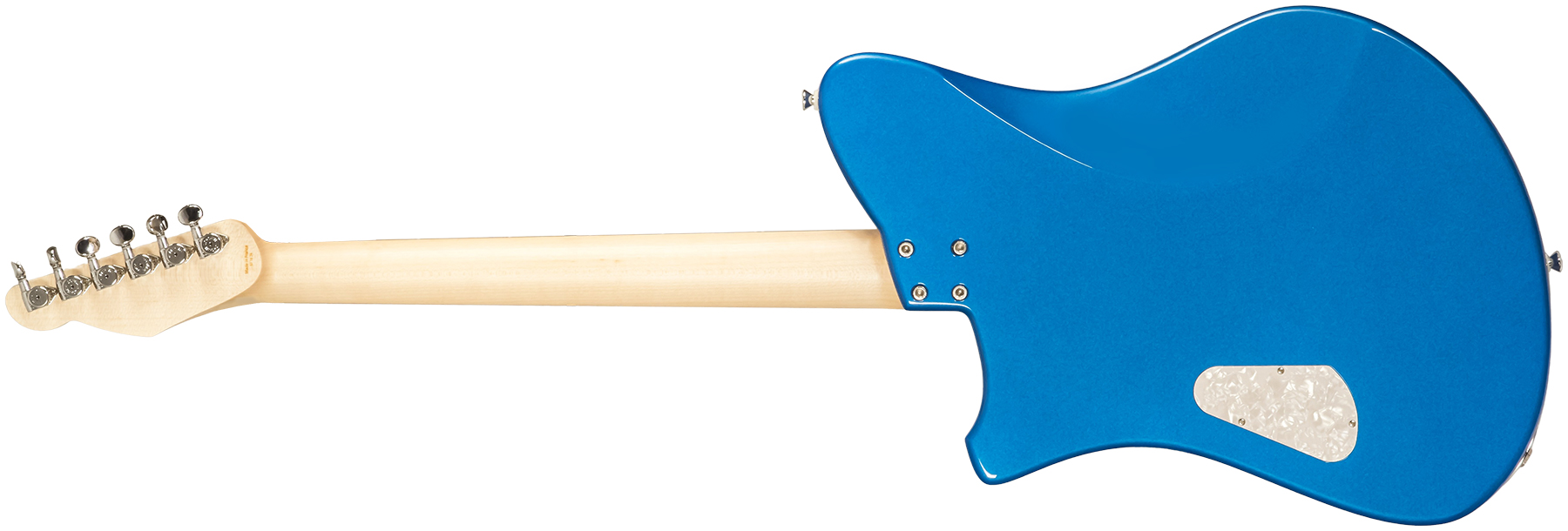 Marceau Guitars Deferlante Standard 2s Trem Pf #s71624 - Lake Placid Blue - Retro rock electric guitar - Variation 2