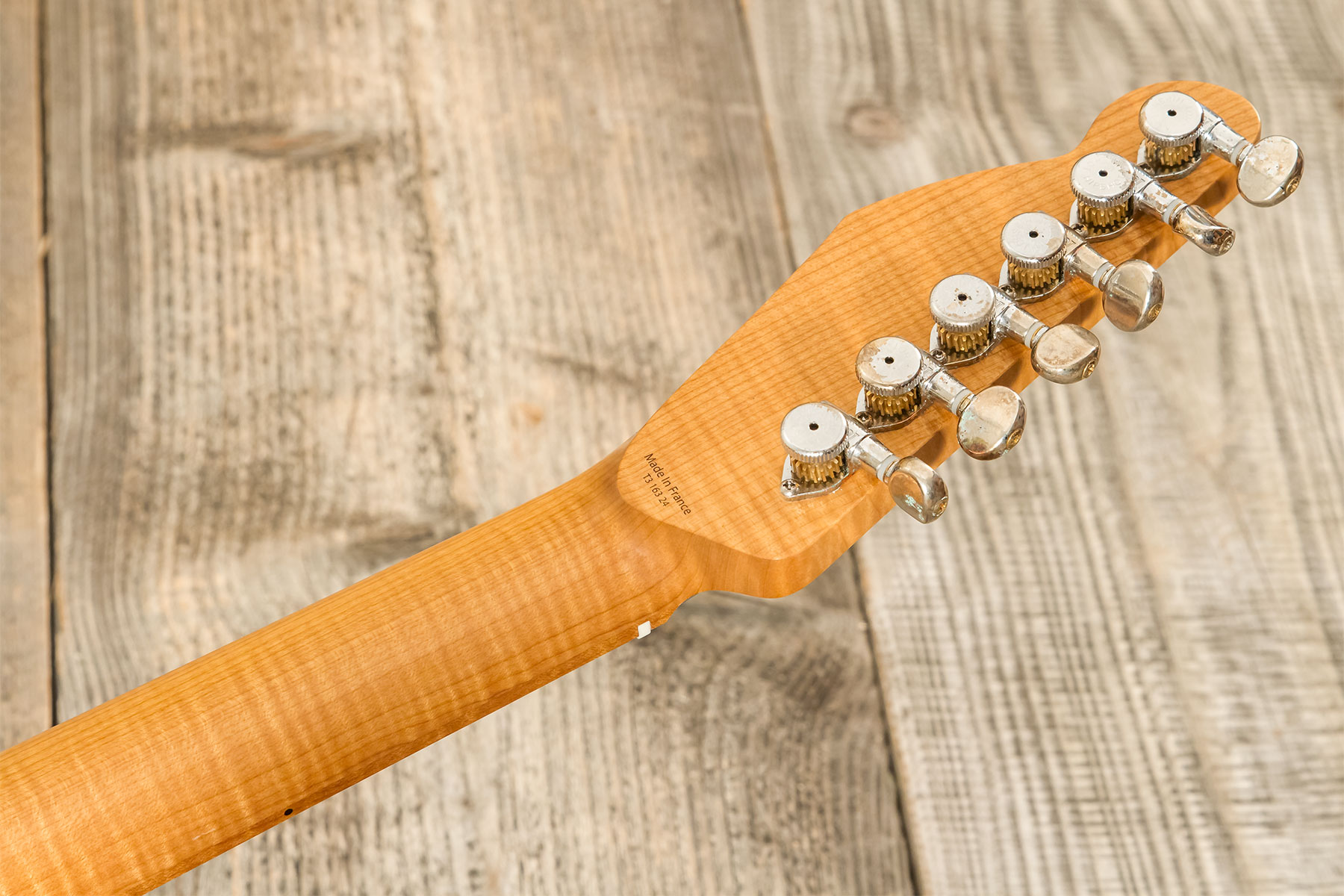 Marceau Guitars Elegante Traditional 2s Ht Mn #t316324 - Soft Relic 3 Tons Burst - Tel shape electric guitar - Variation 12