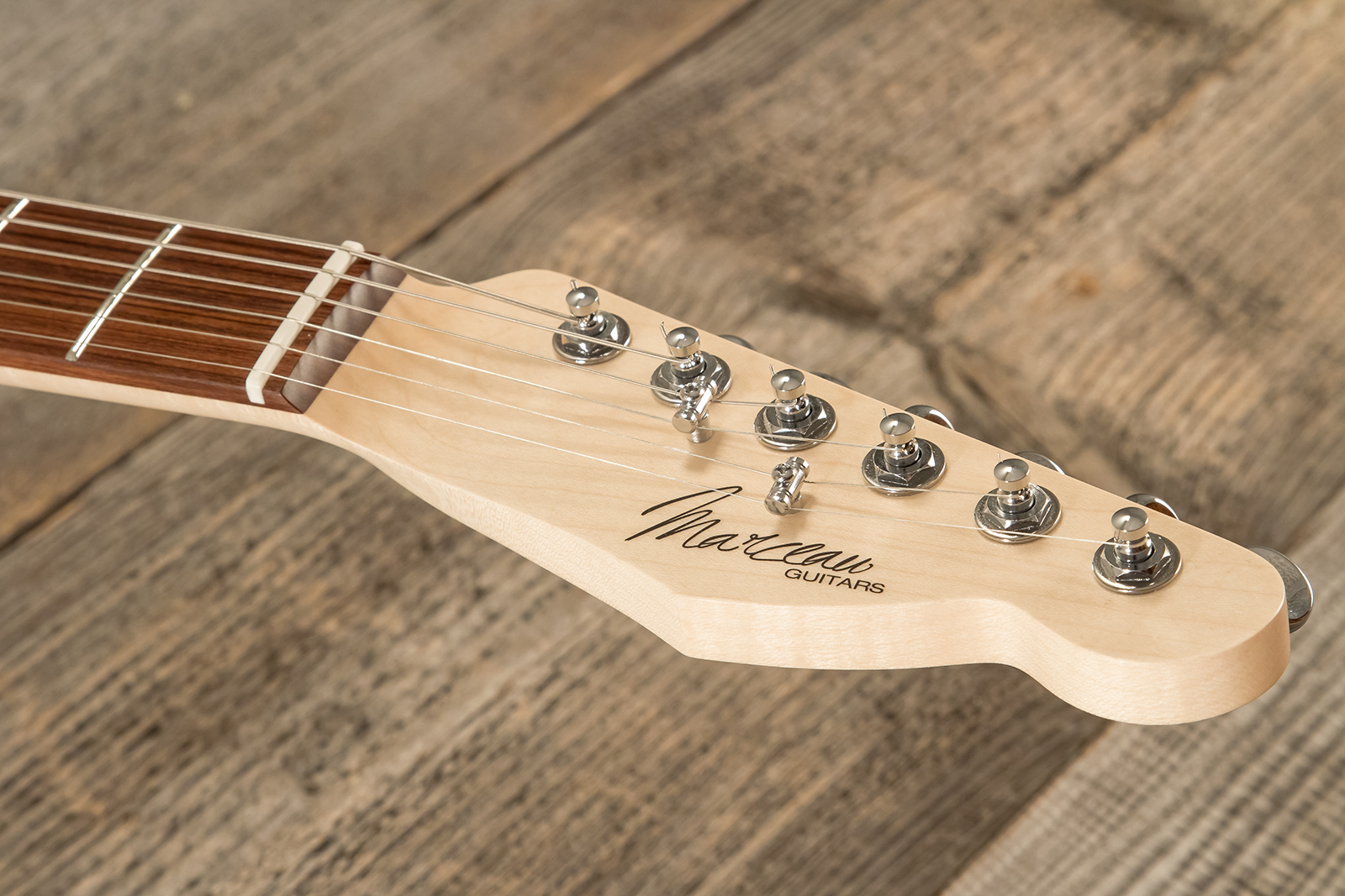Marceau Guitars Elegante Traditional 2s Ht Pf #t316424 - Natural Satin - Tel shape electric guitar - Variation 9