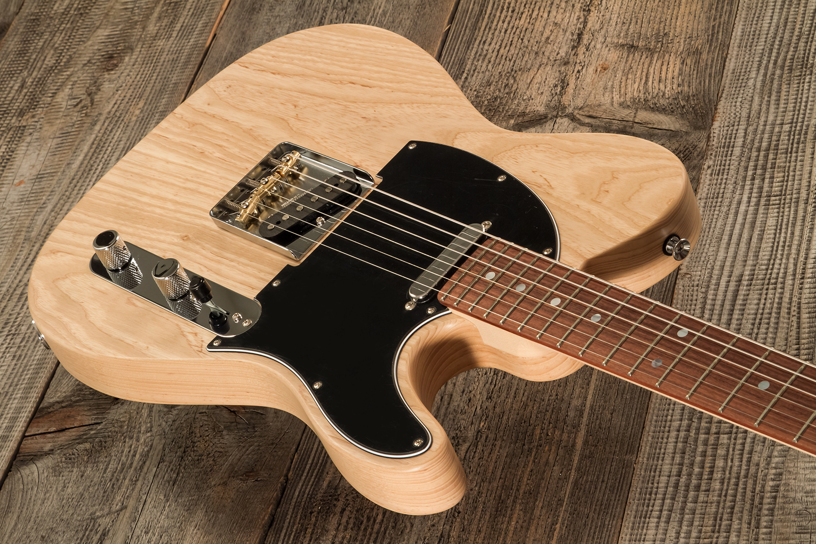 Marceau Guitars Elegante Traditional 2s Ht Pf #t316424 - Natural Satin - Tel shape electric guitar - Variation 2