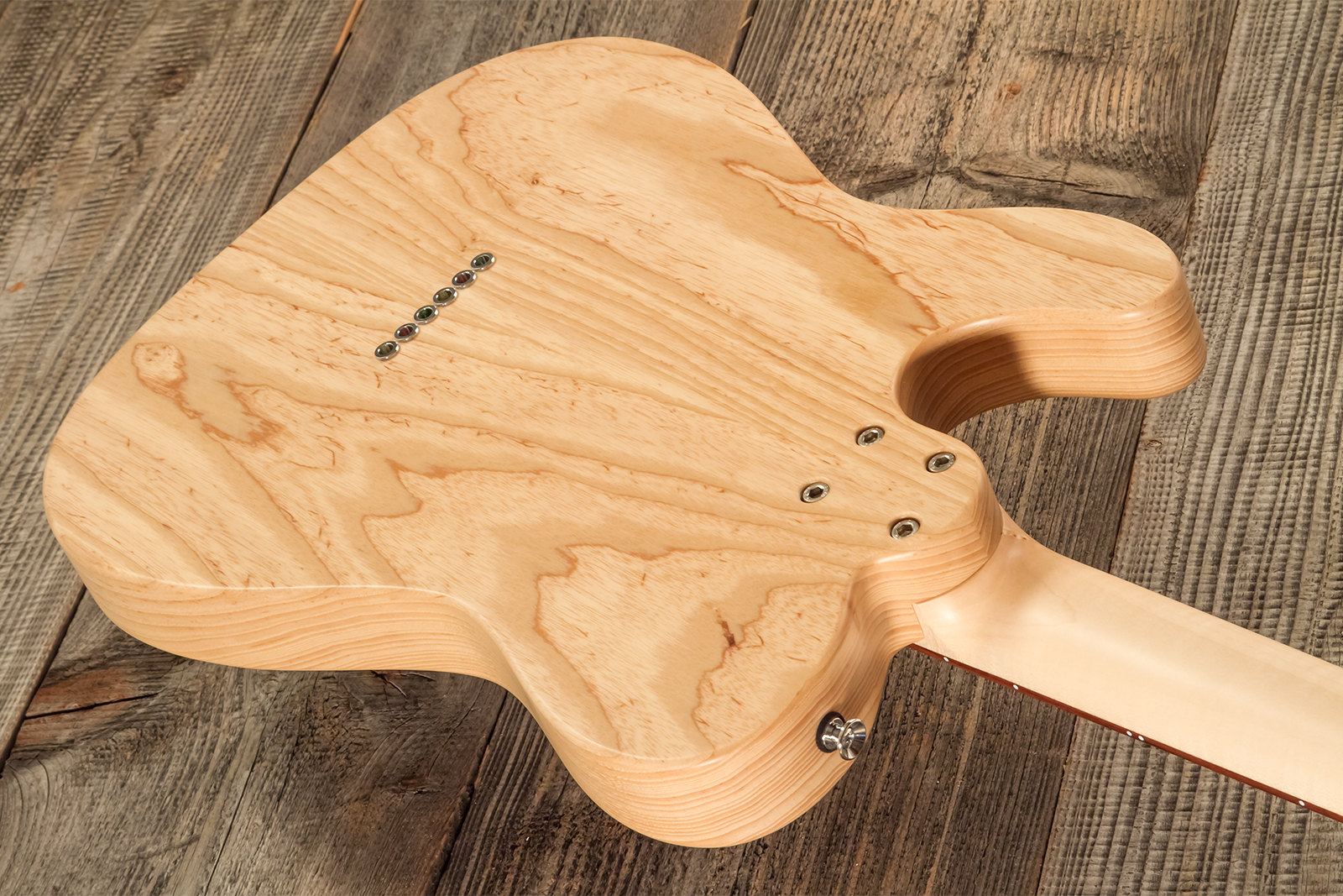 Marceau Guitars Elegante Traditional 2s Ht Pf #t316424 - Natural Satin - Tel shape electric guitar - Variation 6