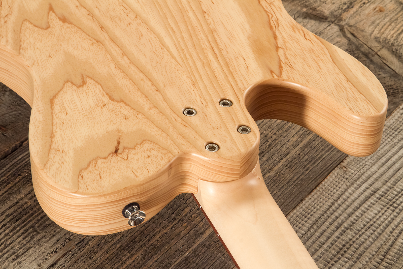 Marceau Guitars Elegante Traditional 2s Ht Pf #t316424 - Natural Satin - Tel shape electric guitar - Variation 7