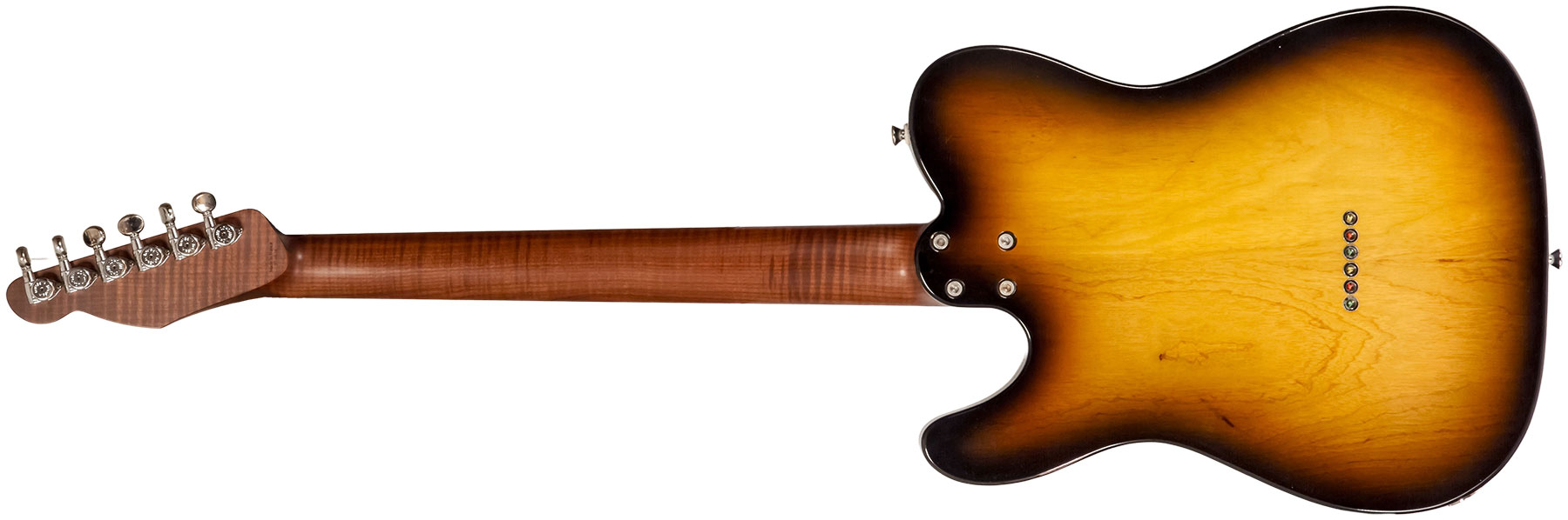 Marceau Guitars Elegante Traditional 2s Ht Pf #t316524 - Soft Relic 3 Tons Burst - Tel shape electric guitar - Variation 1