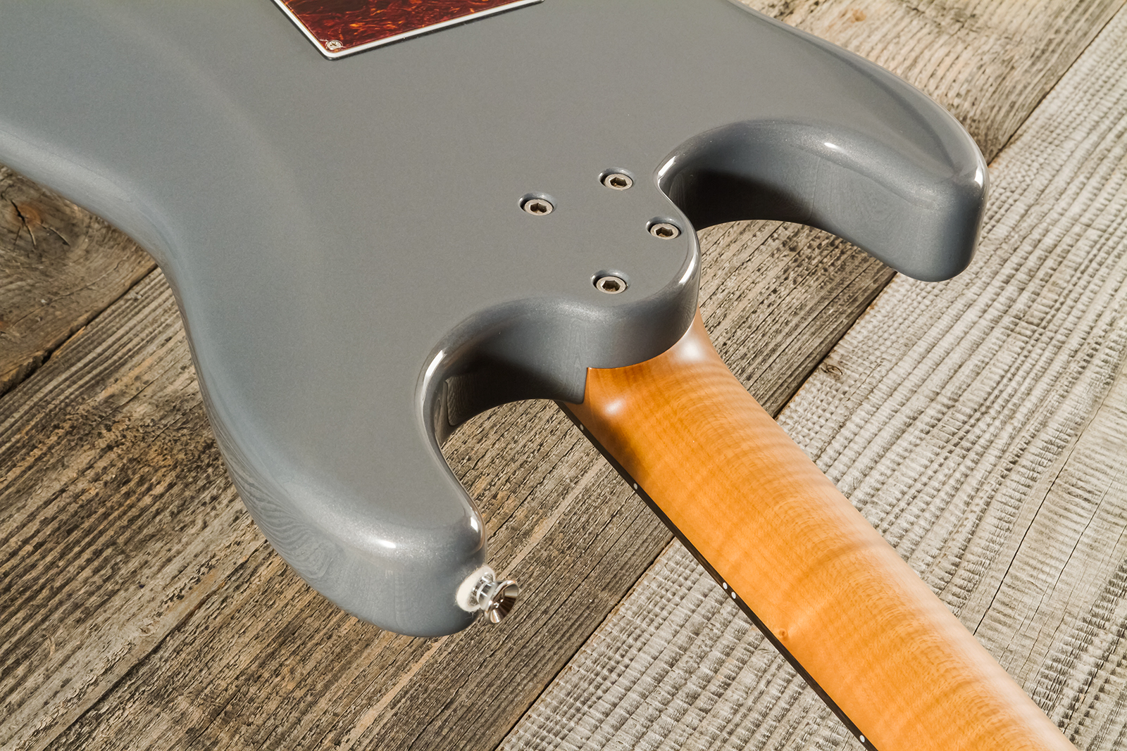 Marceau Guitars Experience Traditional 3s Trem Mn #t226624 - Charcoal - Str shape electric guitar - Variation 7
