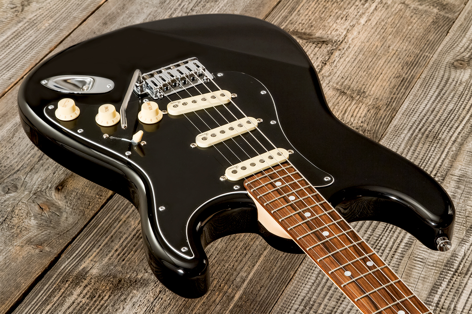 Marceau Guitars Experience Traditional 3s Trem Pf #t226724 - Black - Str shape electric guitar - Variation 2