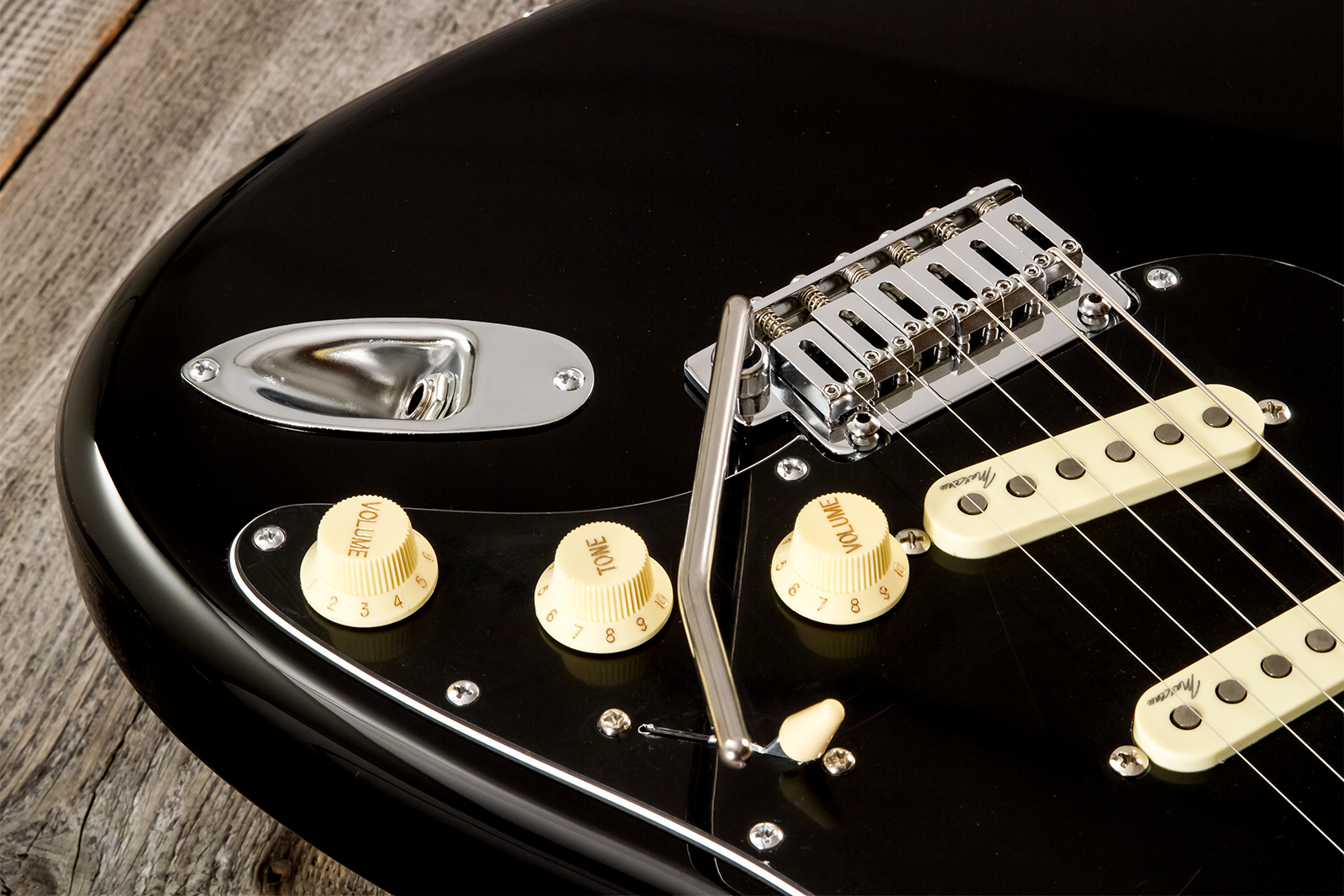 Marceau Guitars Experience Traditional 3s Trem Pf #t226724 - Black - Str shape electric guitar - Variation 3