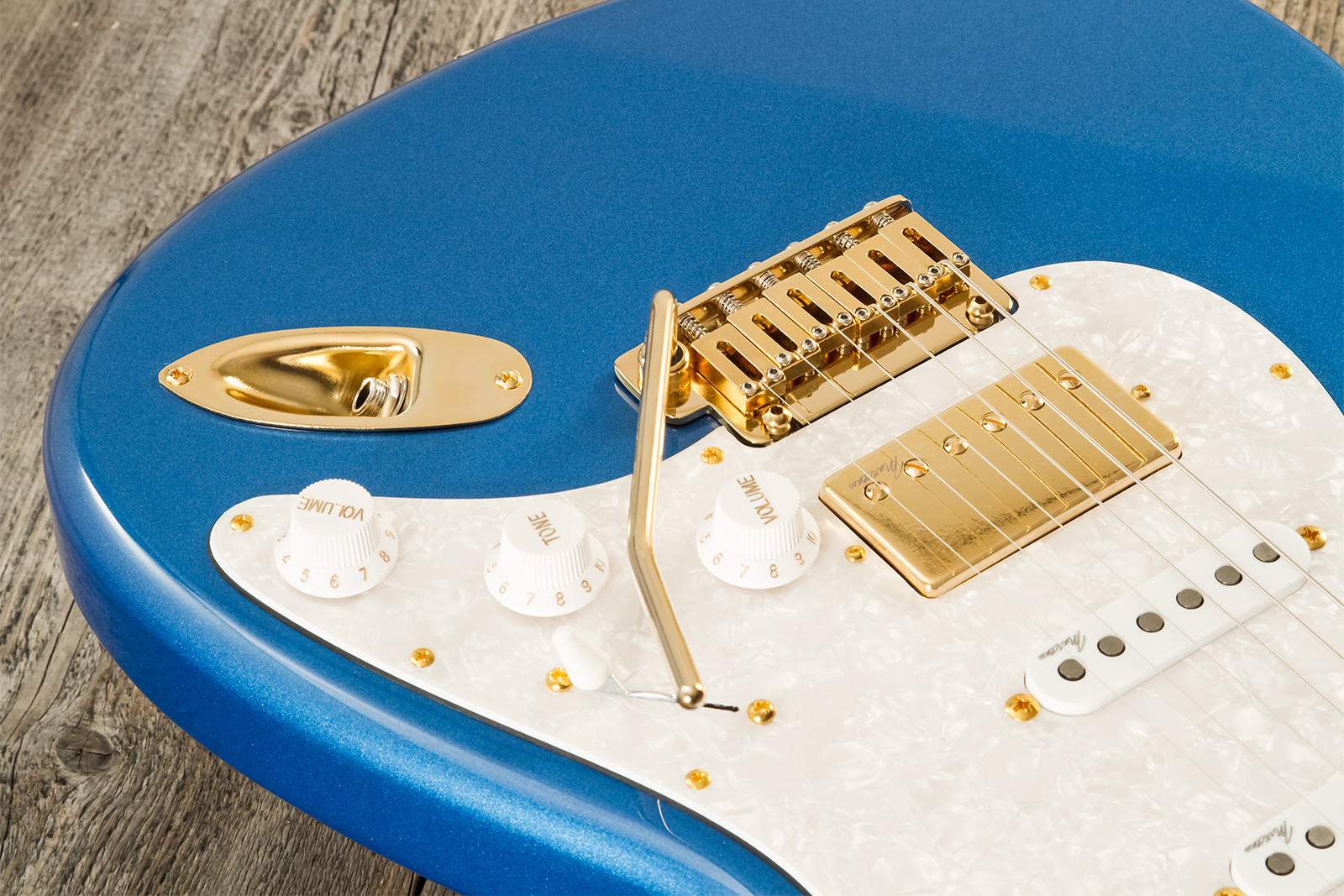 Marceau Guitars Experience Traditional Hss Trem Eb #t226424 - Lake Placid Blue - Str shape electric guitar - Variation 3