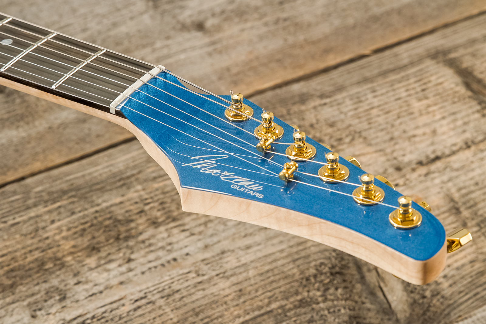 Marceau Guitars Experience Traditional Hss Trem Eb #t226424 - Lake Placid Blue - Str shape electric guitar - Variation 6