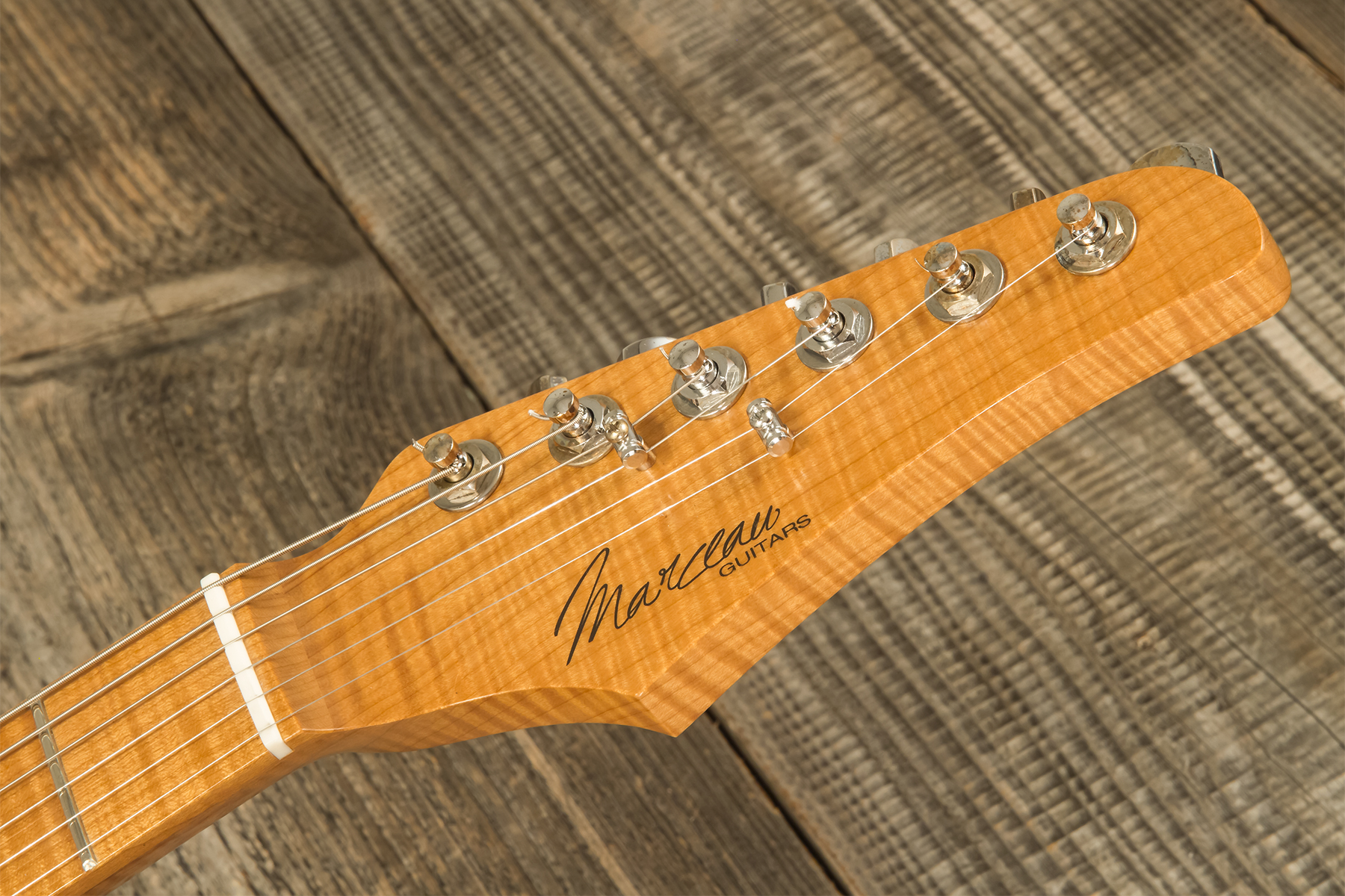 Marceau Guitars Experience Traditional Hss Trem Mn #t226924 - Soft Relic Burst 3 Tons - Str shape electric guitar - Variation 9