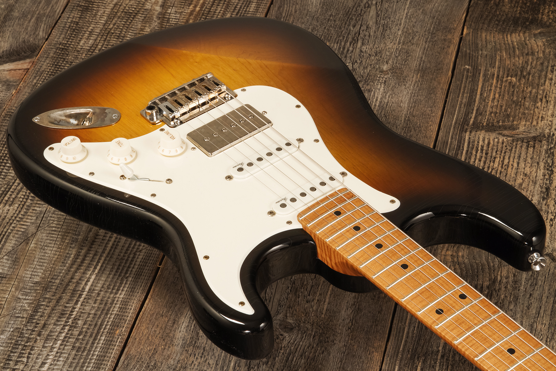 Marceau Guitars Experience Traditional Hss Trem Mn #t226924 - Soft Relic Burst 3 Tons - Str shape electric guitar - Variation 3