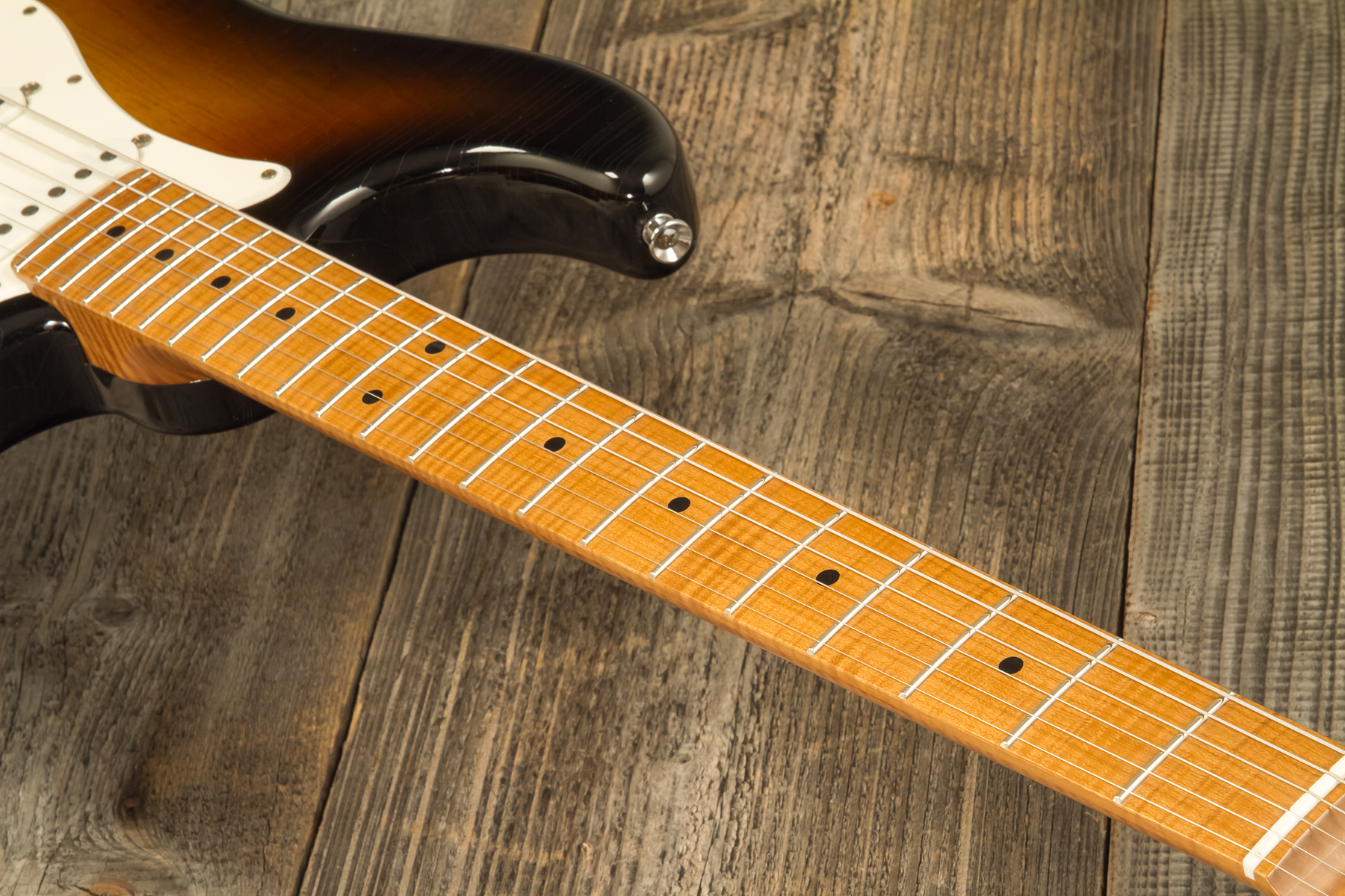 Marceau Guitars Experience Traditional Hss Trem Mn #t226924 - Soft Relic Burst 3 Tons - Str shape electric guitar - Variation 5