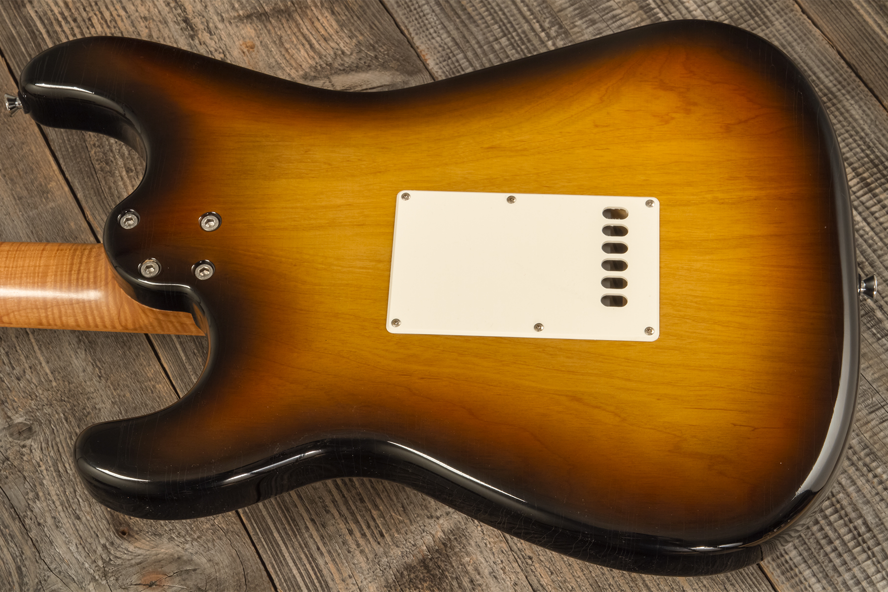 Marceau Guitars Experience Traditional Hss Trem Mn #t226924 - Soft Relic Burst 3 Tons - Str shape electric guitar - Variation 6