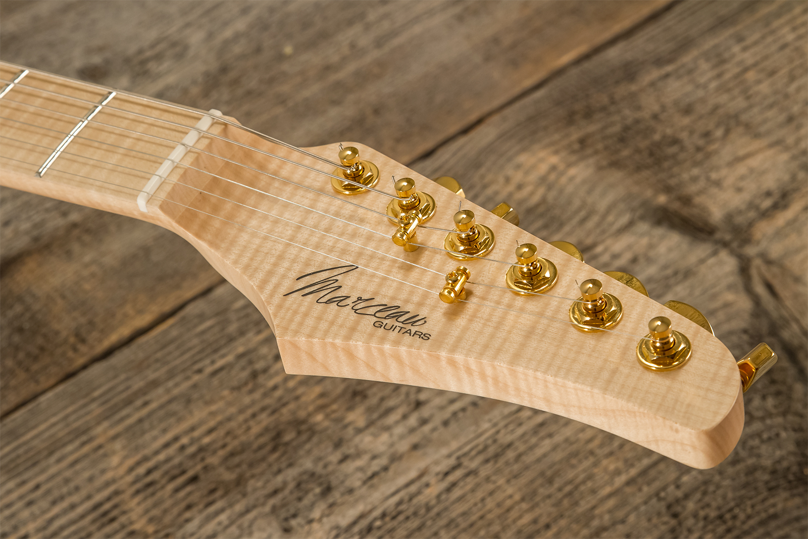 Marceau Guitars Experience Traditional Hss Trem Mn #t227124 - White Blonde - Str shape electric guitar - Variation 9