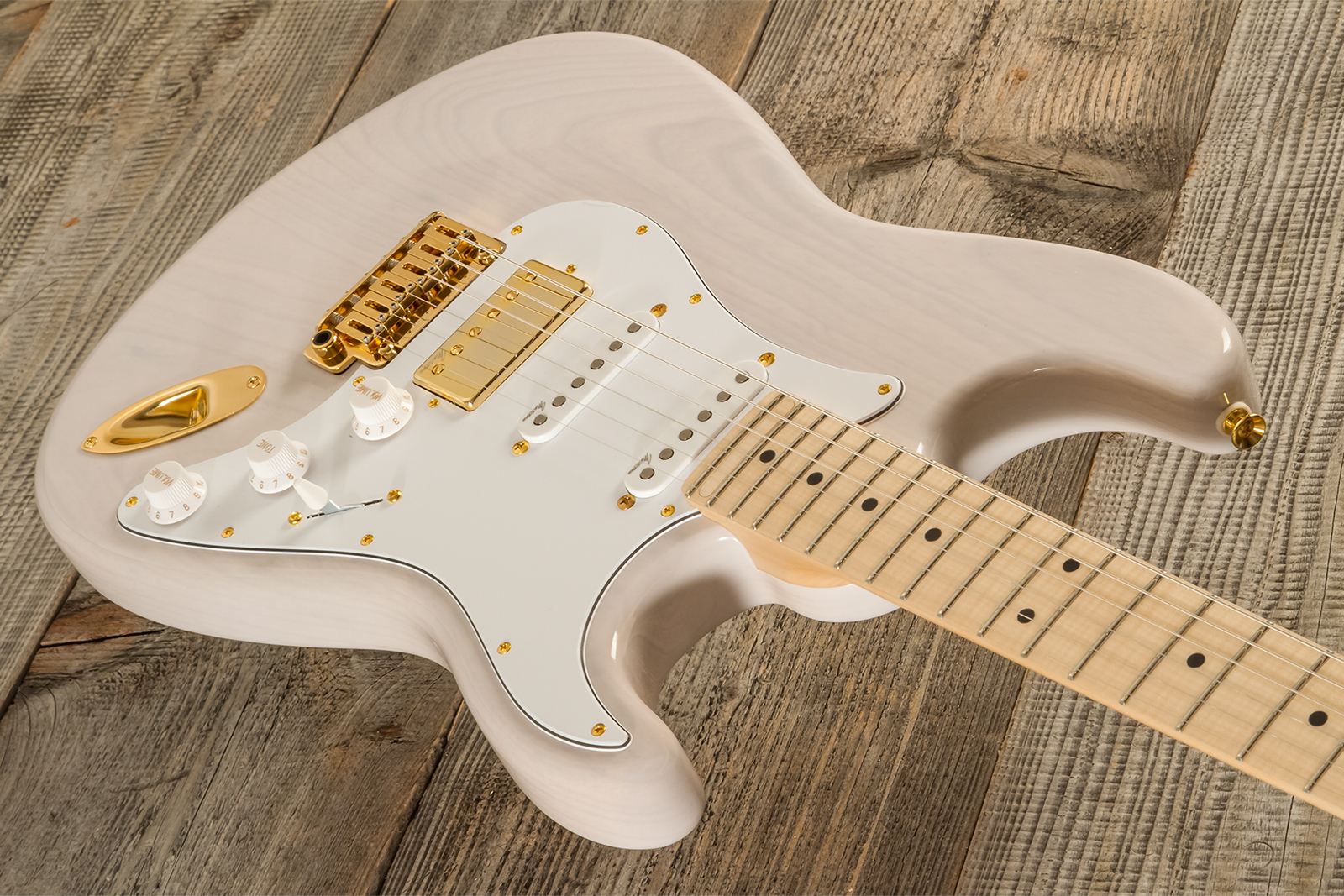 Marceau Guitars Experience Traditional Hss Trem Mn #t227124 - White Blonde - Str shape electric guitar - Variation 2