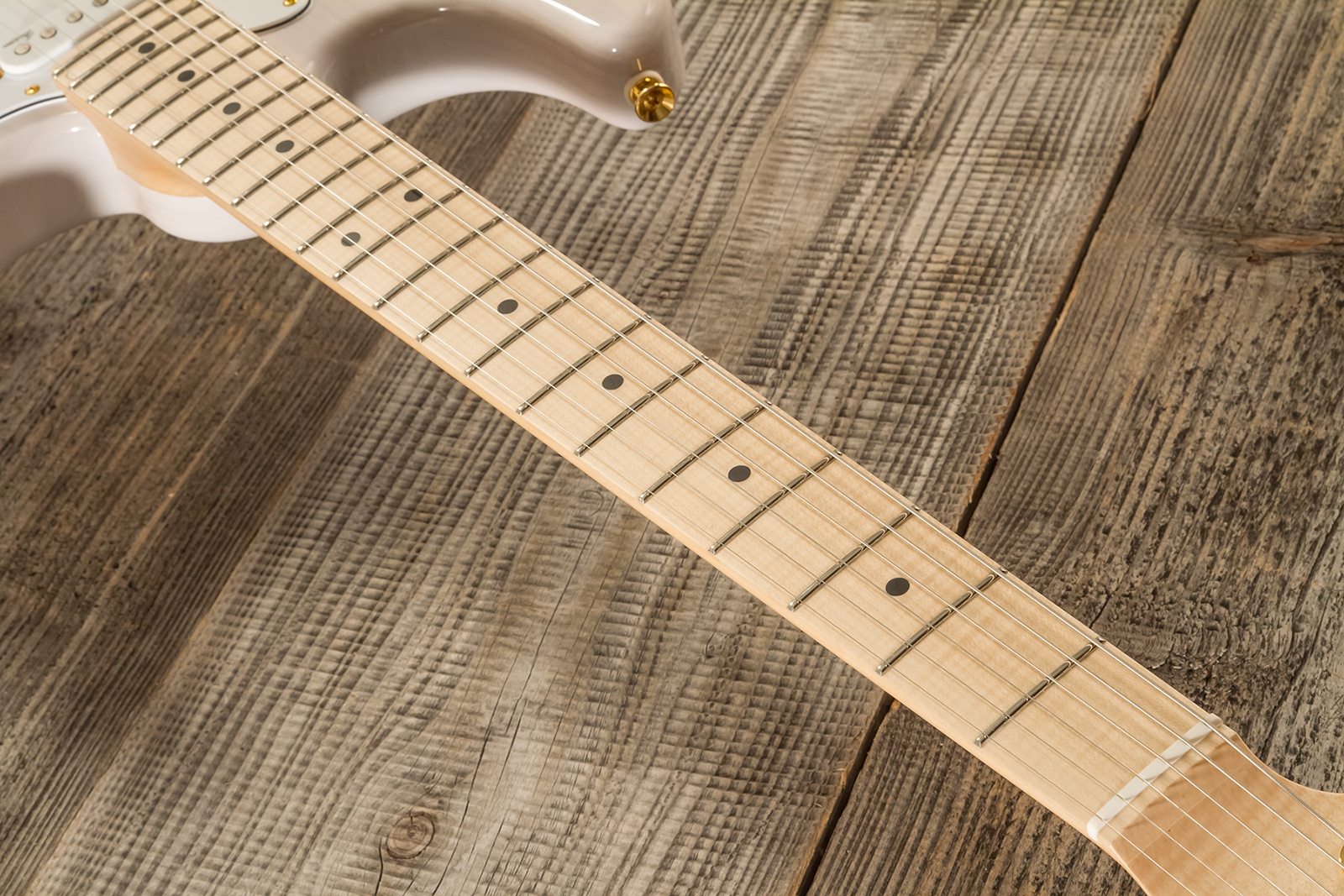 Marceau Guitars Experience Traditional Hss Trem Mn #t227124 - White Blonde - Str shape electric guitar - Variation 5