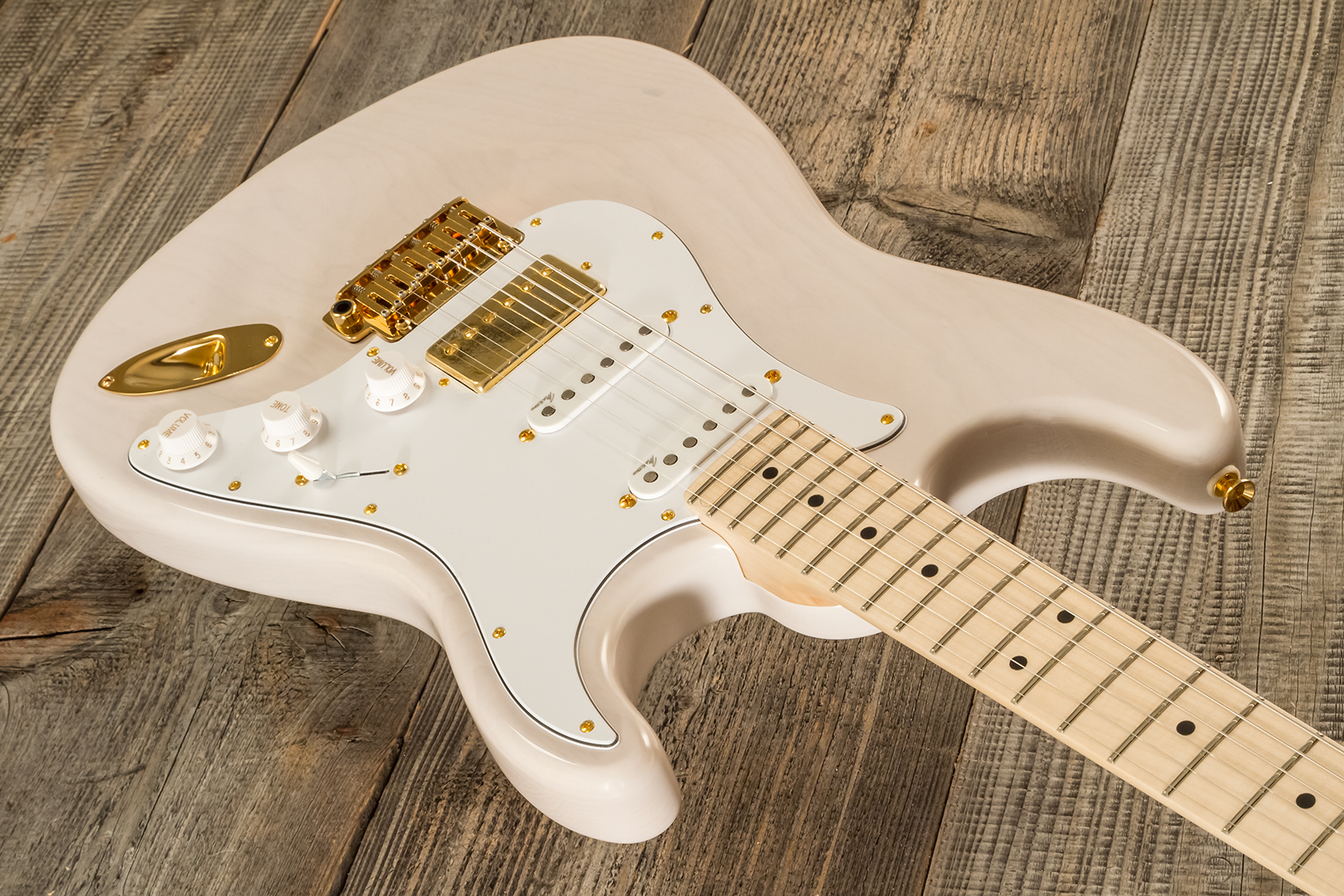 Marceau Guitars Experience Traditional Hss Trem Mn #t227224 - White Blonde - Str shape electric guitar - Variation 2