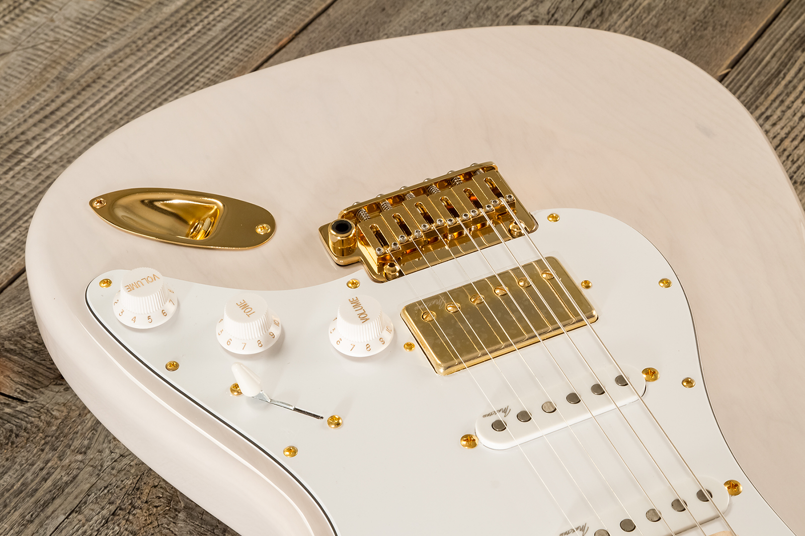 Marceau Guitars Experience Traditional Hss Trem Mn #t227224 - White Blonde - Str shape electric guitar - Variation 3
