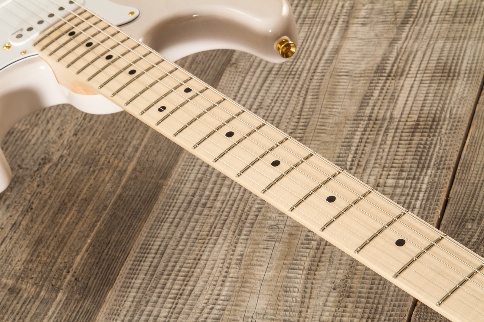 Marceau Guitars Experience Traditional Hss Trem Mn #t227224 - White Blonde - Str shape electric guitar - Variation 5
